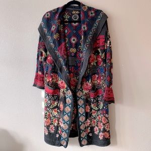 Johnny was Biya long sweat coat